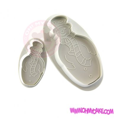 ตัวตัดสปริงรูปตุ๊กตาหิมะ