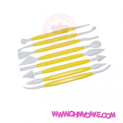  อุปกรณ์สำหรับงานปั้นฟอนดอน 8 ชิ้น