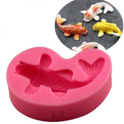 ซิลิโคนโมลรูปปลาคราฟ 3D