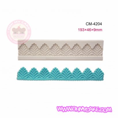 แม่พิมพ์ซิลิโคนขอบข้างรูปพุ่มไม้ใหญ่