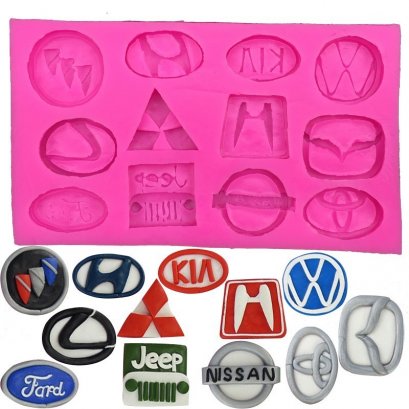ซิลิโคนโมลรูปโลโก้รถยนต์
