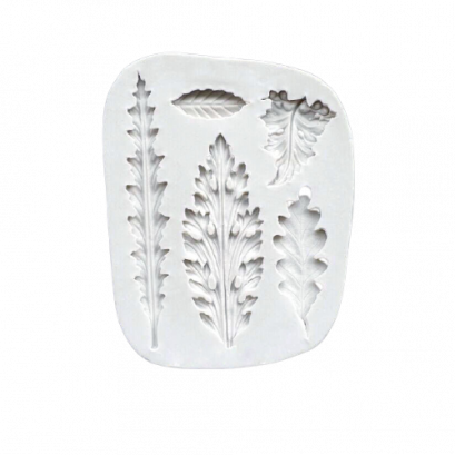 ซิลิโคนโมลใบไม้คละแบบ 02