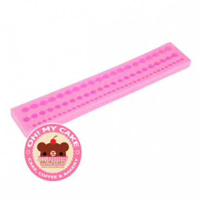 ซิลิโคนโมลสร้อยไข่มุก 3 ขนาด