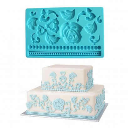 แม่พิมพ์ซิลิโคนขอบข้างรูปรั้วไม้