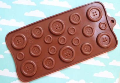 แม่พิมพ์ซิลิโคนทำขนม กระดุม