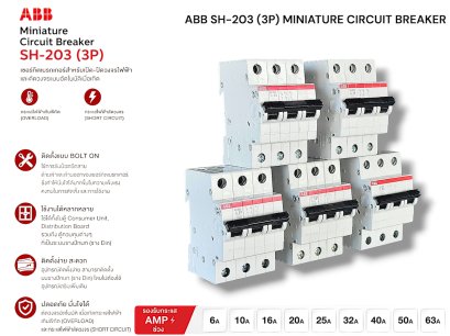 เบรคเกอร์ ABB3PSH203