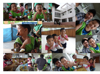 กิจกรรมเพื่อสังคมของบริษัท 0015 เลี้ยงอาหารเด็กกำพร้า มูลนิธิเด็กสาย4  30-1-55