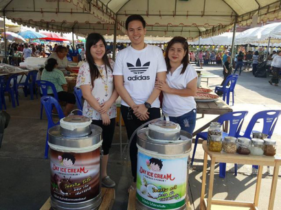 Dayicecream #0008 ส่งไอศครีมเลี้ยง งานกฎิน วัด บางนอยใน บางเลน & วัดคลองจินดา สามพราน จ.นครปฐม ^ ^