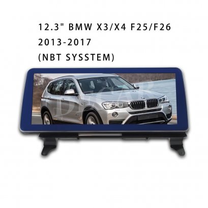 12.3" BMW X3/X4 F25/F26 2013-2017 (NBT SYSSTEM)