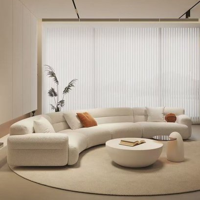 sofa curved