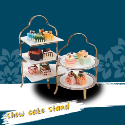 ชั้นวางขนม หรือ ชั้นวางคัพเค้ก เป็นชั้นวาง cupcake 2 ชั้น และ 3 ชั้นวัสดุสแตนเลส สำหรับวางบนโต๊ะอาหาร บุฟเฟต์ เพื่อความสวยงามและความมีระเบียบ
