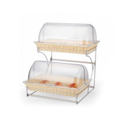 ถาดโชว์ขนมและผลไม้ สำหรับบุฟเฟ่ต์ 2 ชั้น XPA459