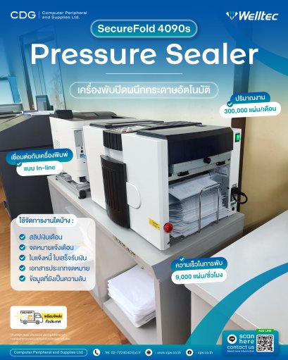 Welltec SecureFold SF4090s + inline Pressure Sealer