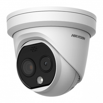 กล้องวงจรปิด พร้อมการตรวจวัดอุณหภูมิร่างกาย Hikvision รุ่น DS-2TD1217B-6/PA