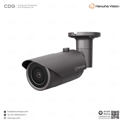Hanwha Vision QNO-6012R / 2MP H.265 IR Bullet Camera