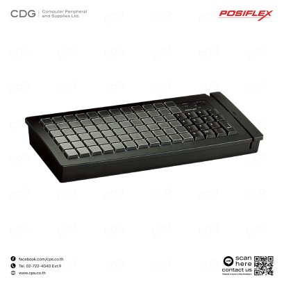 Posiflex KB-6600 Series POS Keyboard