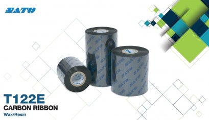 Ribbon SATO รุ่น T122E Carbon Ribbon ชนิด WAX - Resin