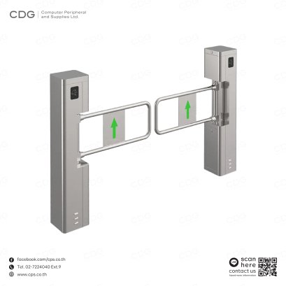Site Reference Stainless Steel Swing Gate