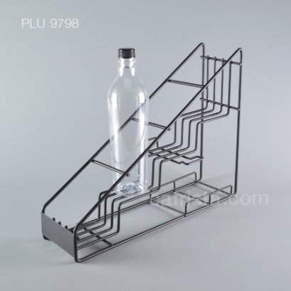 ชั้นวางโครงเหล็กสีดำ