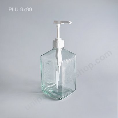 ขวดปั๊มป์ใสพร้อมขีดวัดปริมาณ (Ingredients, Soap Pump Bottle)