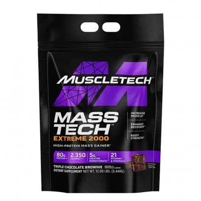 MUSCLETECH Mass Tech Extreme 2000  - Weight Gainer 12 Lbs