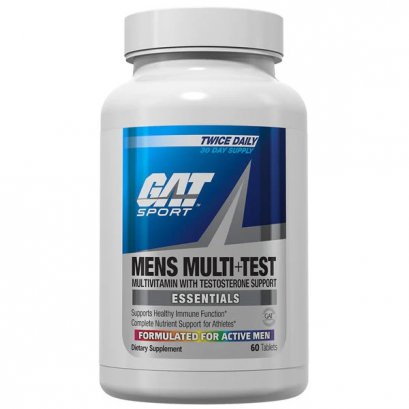 GAT Sport Men's Multi + Test, Premium Multivitamin 60 Tablets