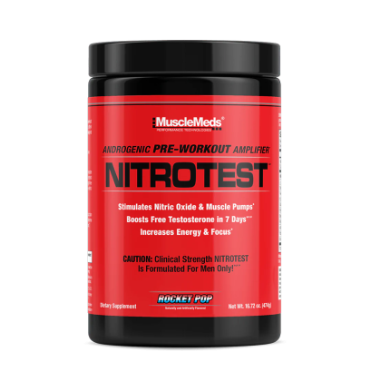 MuscleMeds Nitrotest 2-in-1 Pre-workout + Test Booster (30 Servings)