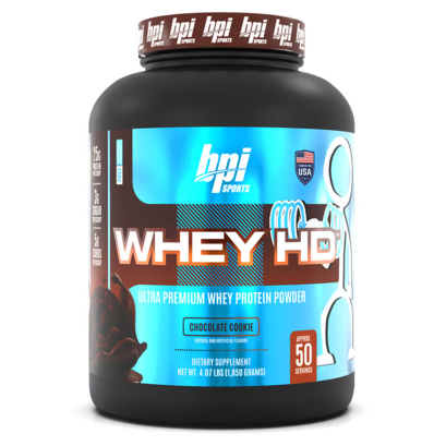 BPI Sports Whey HD Ultra Premium Protein Powder - 4.1 Lbs (50 Servings)