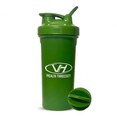 Green Shaker + Blender Ball - 600 ml