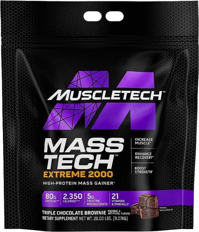 MUSCLETECH Mass Tech Extreme 2000  - Weight Gainer 20 Lbs
