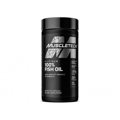 MuscleTech 100% Omega Fish Oil - 100 Softgel
