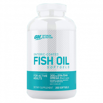 Optimum Nutrition, Enteric-Coated Fish Oil Softgels, 300 mg, 100