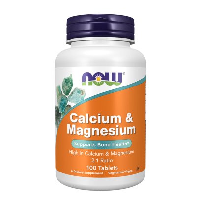 NOW Foods Calcium & Magnesium 2:1 Ratio - 100 Tablets