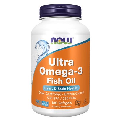 Now Foods Ultra Omega 3 500EPA/250DHA Fish Oil 1000 mg