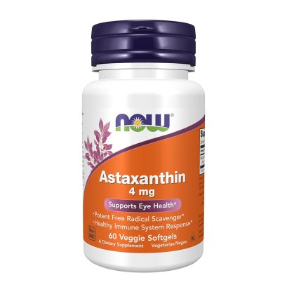 Now Foods Astaxanthin Zanthin 4 mg - 60 Veggie Softgels