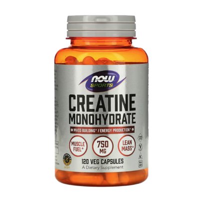 NOW Sport Creatine Monohydrate 750 mg - 120 Veg Capsules