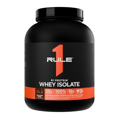 Rule 1 R1 Whey Protein Isolate 5 lbs  - 76 Servings