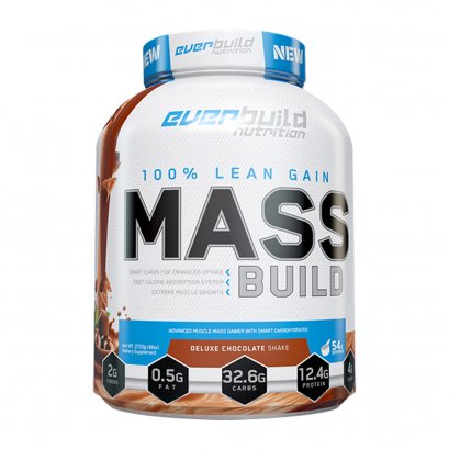 Everbuild Nutrition Mass Build 100% Lean Gain Mass Build - 6 Lbs ( 54 Servings)