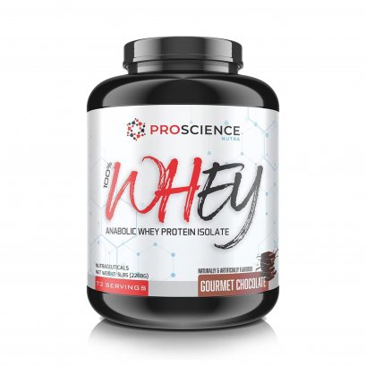 Pro Science Nutra 100% Whey - Anabolic Whey Protein Isolate - 5lbs, 73 Servings