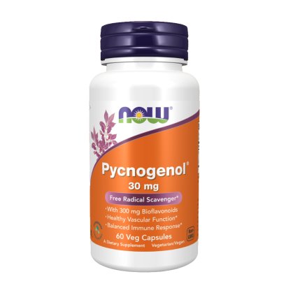 Now Foods Pycnogenol Pine bark 30 mg - 60 Veg Capsules