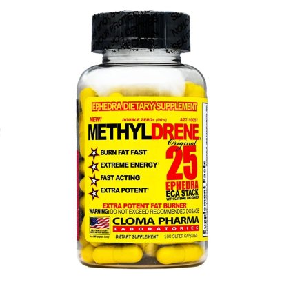 Cloma Pharma Methyldrene 25 Original - 100 Capsules