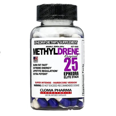 Cloma Pharma Methyldrene 25 Elite - 100 Capsules