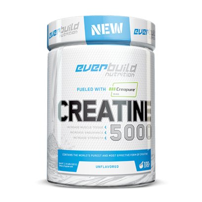 EVERBUILD Creapure Creatine powder - 500 g | 100 Serving