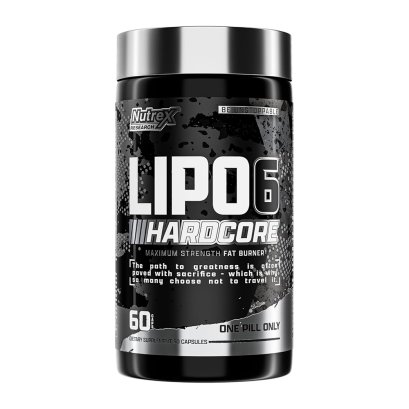 Nutrex Research Lipo-6 Hardcore Maximum Fat Burner - 60 Capsule