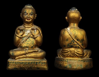 กุมารทอง รุ่นมหาโชคคุ้มภัย หลวงพ่อแย้ม วัดสามง่าม