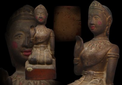 นางกวักขนาดบูชา หลวงพ่อเต๋ คงทอง วัดสามง่าม รุ่น2