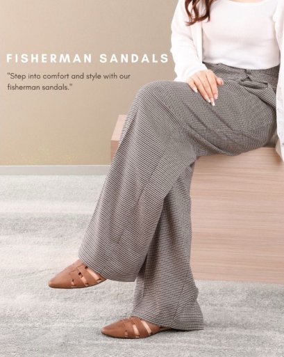 Fisherman Sandals สีน้ำตาล