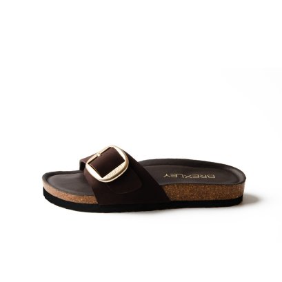 Amy Super Big Buckle สี Dark Coffee