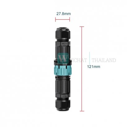 EW-M23MF 2-5Pin male female wire connector IP68 waterproof