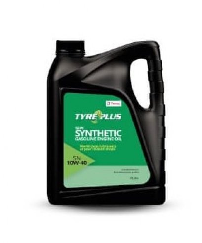 Tyreplus สูตรเครื่องยนต์เบนซิลคอมมอนเรล 10W-40 มาตารฐาน SN  4L